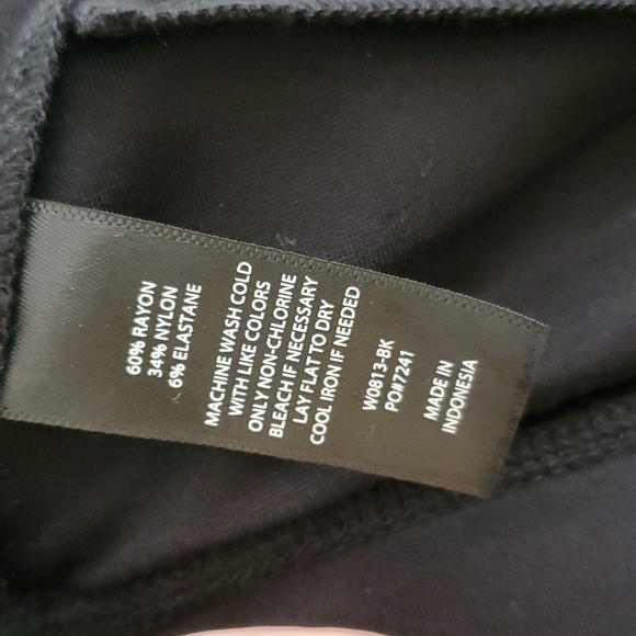 Betabrand the sassiest pants skirt overlay ponte black medium long - Picture 10 of 10